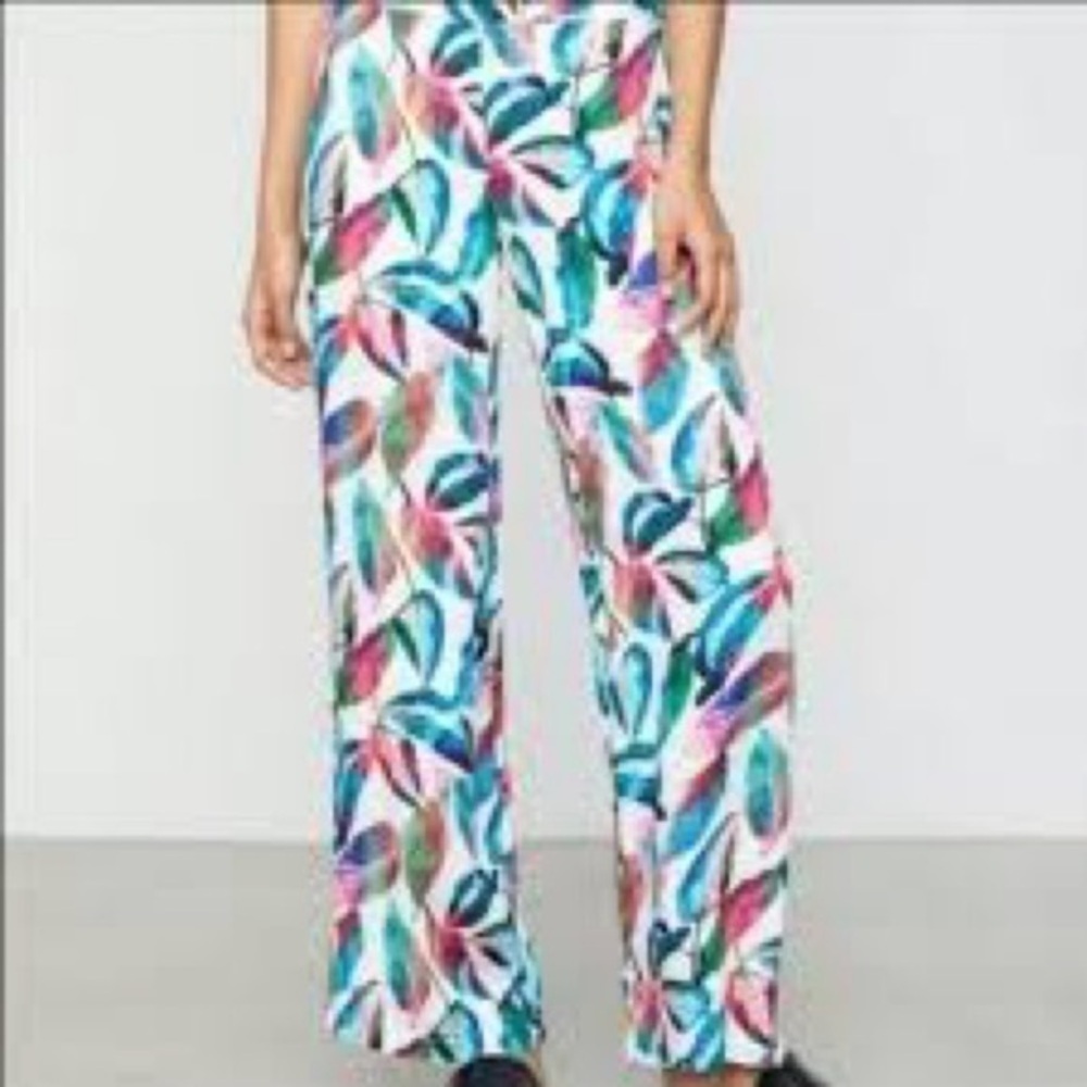 Onia Women’s Mila Lightweight Leaf print Size S Tropical Vacation